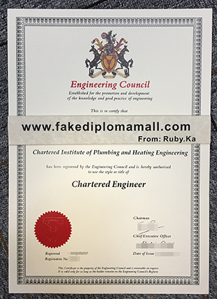 Buy Engineering Council Chartered Engineer Fake Certificate