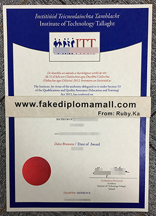 Institute of Technology Tallaght Fake Degree, ITT Dublin Fake Diploma