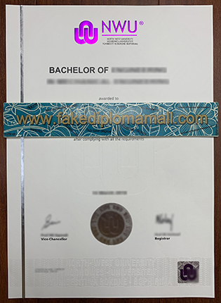 North-West University Degree Sample, Buy NWU Fake Diploma