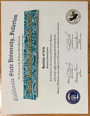 Buy California State University Fullerton Bachelor of Science Degree?