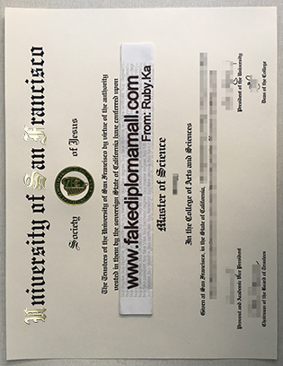 How To Buy Fake USF Degree? University of San Francisco Fake Diploma Sample