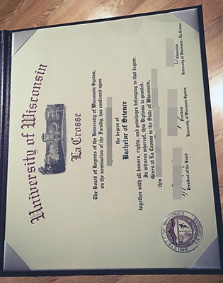 Buy University of Wisconsin-La Crosse Fake Diploma Certificate