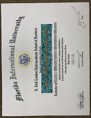 Florida International University (FIU) Fake Degree Sample – FIU Fake Diploma