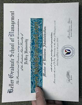 DeVry University | Keller Graduate School of Management Fake Diploma Provided in Seattle