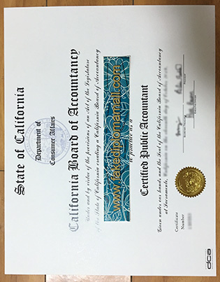 How People Authentic a Fake California CPA Certificate?