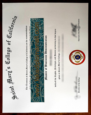 Saint Mary’s College of California Fake Diploma, Buy SMC Fake Degree