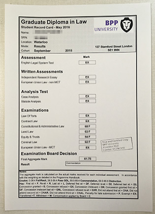 BPP University Transcript, How To Creat?