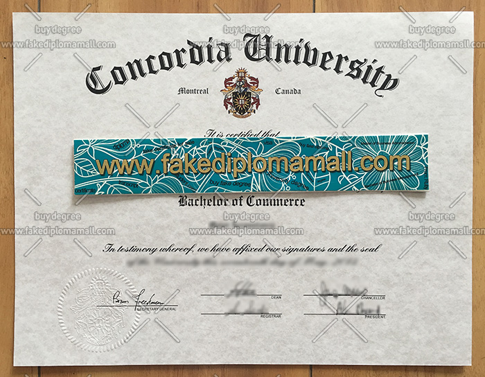 Concordia University Diploma, How to Buy Concordia Fake Diploma? Best