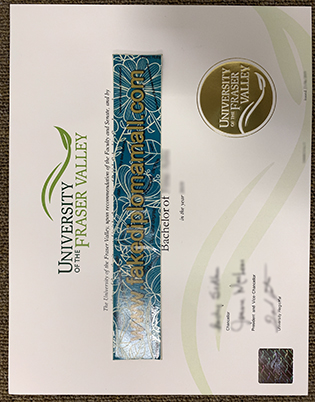 Fantastic Quality of University of the Fraser Valley (UFV) Fake Diploma