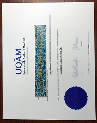 UQAM Fake Degree | Université du Québec à Montréal Fake Diploma