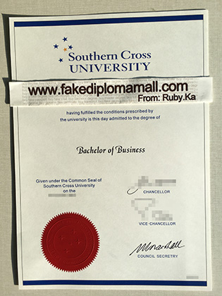 Where to Buy a SCU Fake Diploma, Southern Cross University Degree Sample