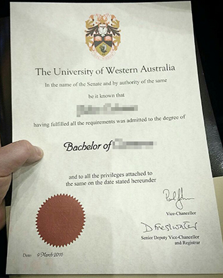 UWA Fake Diploma, The University of Western Australia Bachelor Degree Sample