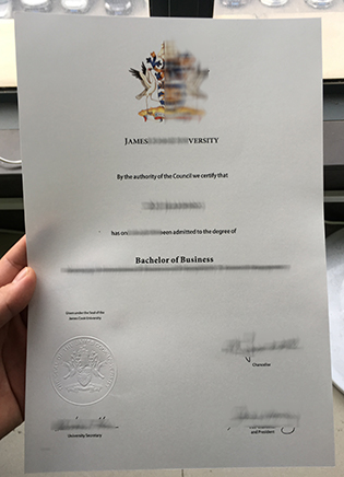 JCU Fake Diploma, James Cook University Degree Sample