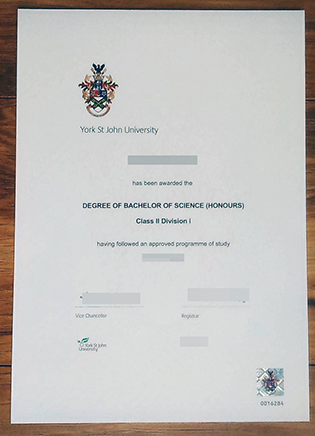 Buy York St John University Fake Degree Certificate From UK