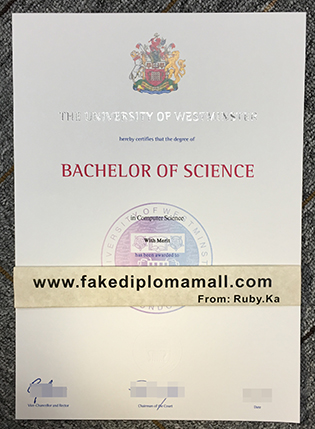 The Best Place to Buy University of Westminster Fake Diploma