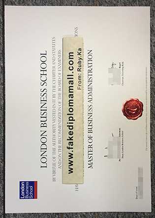 Buy London Business School (LBS) Fake Diploma Certificate