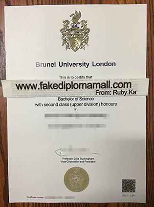 Top Quality: Brunel University London Fake Diploma For Sale