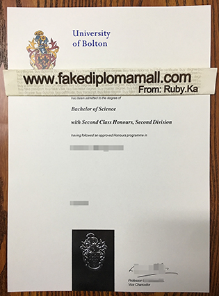 Want to Buy University of Bolton Fake Degree