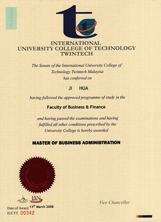 Buy IUCTT Fake Degree in Malaysia