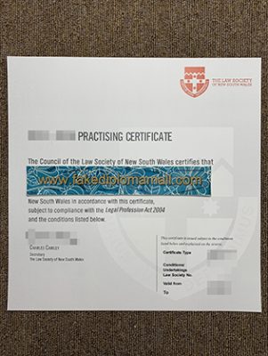 How to Get A Fake NSW Lawyer Practising Certificate?