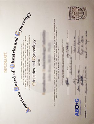 ABOG Fake Certificate 304x400 Samples