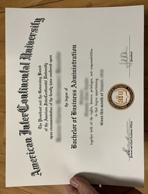AIU Fake Degree Certificate 307x400 Samples