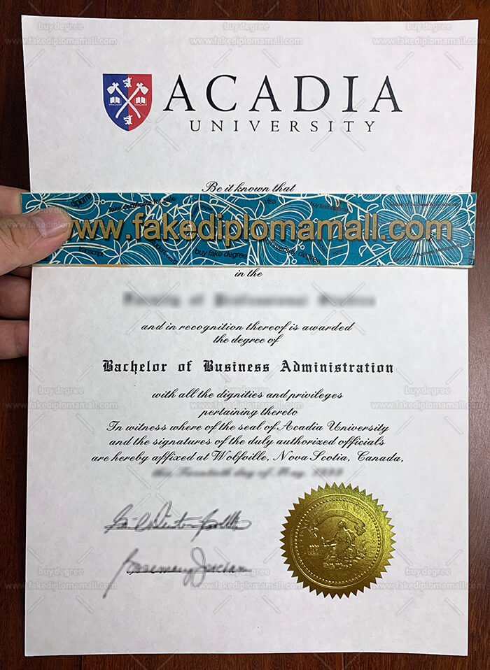 Acadia University Fake Diploma Is It Safe To Buy a Fake Acadia University Degree Online