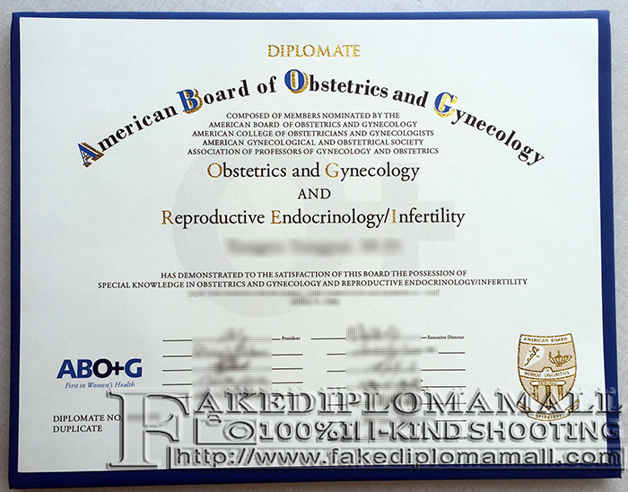 American Board of Obstetrics and Gynecology Certificate Talking About The ABOG Maintenance of Certification Examination