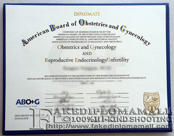 American Board of Obstetrics and Gynecology Certificate Talking About The ABOG Maintenance of Certification Examination