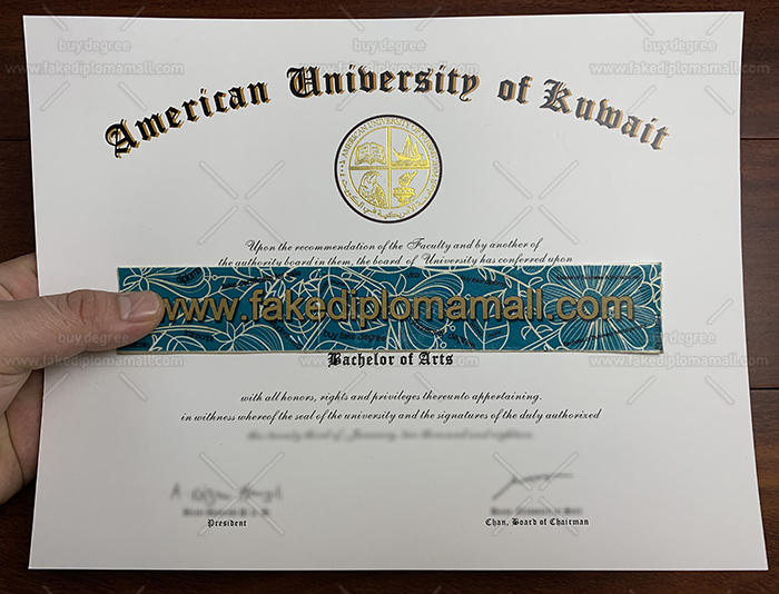 American University of Kuwait Fake Diploma American University of Kuwait Fake Degree, Buy AUK Fake Diploma
