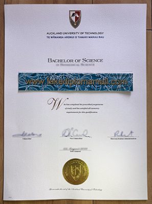 Auckland University of Technology Degree Certificate 297x400 Samples