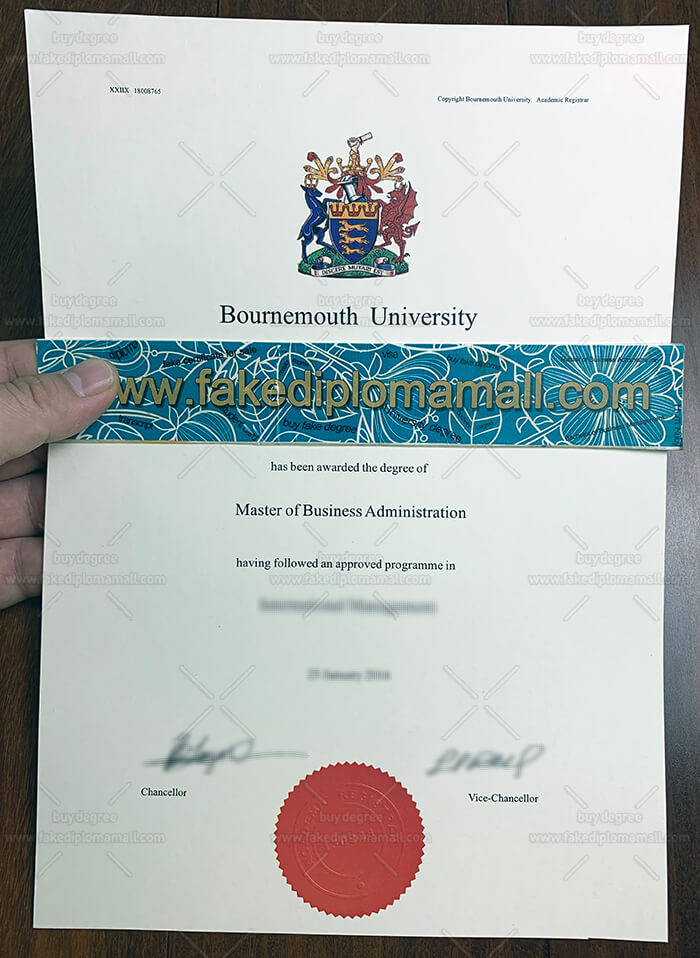 Bournemouth University Fake Diploma Realistic Diploma: The Process To Buy Fake Bournemouth University Degree Online