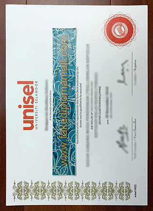 Unisel Fake Diploma, Buy Universiti Selangor Degree Certificate