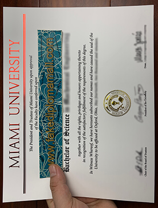 How To Get The Miami University Fake Diploma in Ohio?