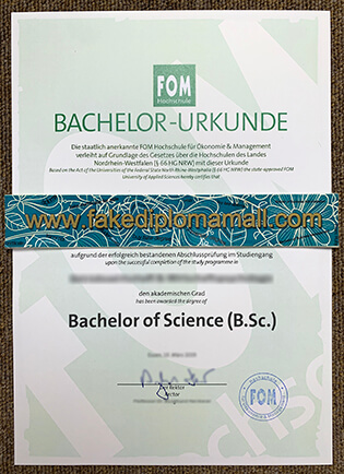 How to Duplicate FOM Hochschule Fake Degree, Buy FOM Fake Diploma