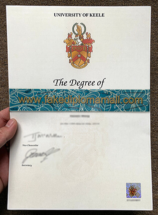 Buy The Highest Quality of University of Keele Fake Degree in UK?