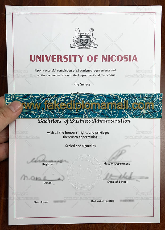 C700M 13 University of Nicosia Bachelor of Business Administration Degree