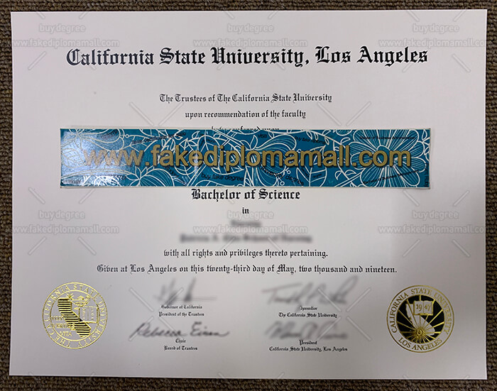 C700M 31 Where To Buy Cal State Los Angeles Fake Degree?