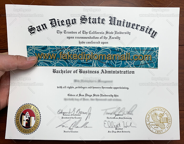 C700M 33 How to Buy San Diego State University (SDSU) Degree in California