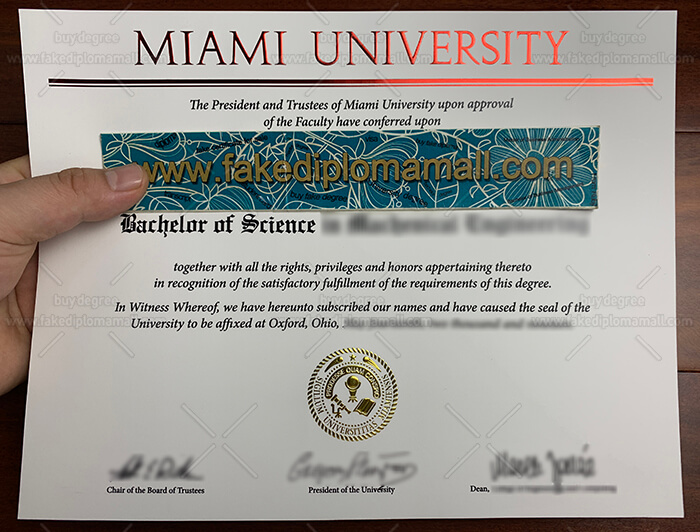 C700M 40 How To Get The Miami University Fake Diploma in Ohio?