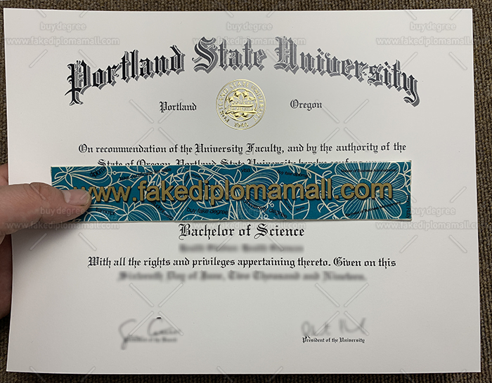 C700M 52 Fake BSc Degree From Portland State University, Buy Portland State University Fake Diploma