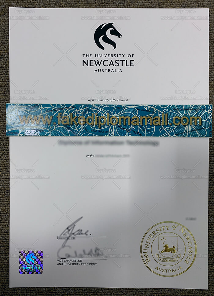 University of Newcastle fake degree