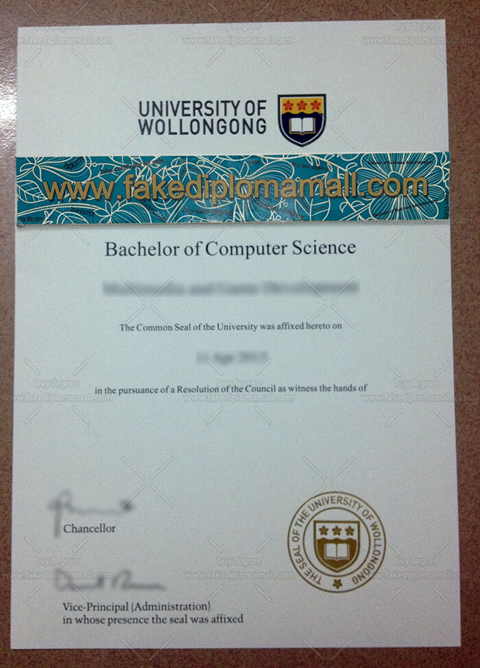 C700MM 5 University of Wollongong Fake Diploma, Buy Australian Diploma