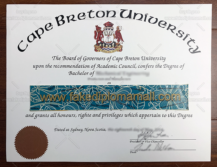 CBU Fake Diploma Is There Anyone Sell Fake CBU Degree online, Cape Breton University Degree