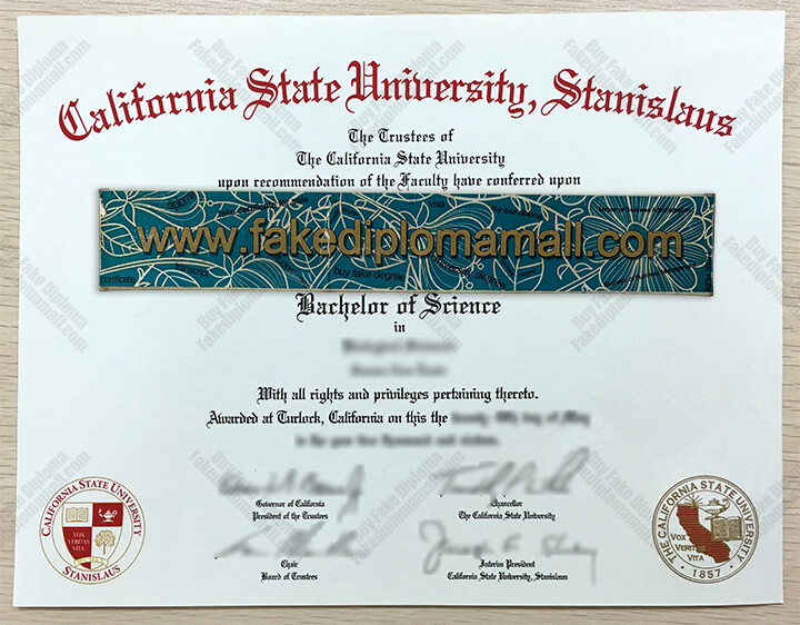 CSU Stanislaus Fake Diploma Stanislaus State Fake Degree for Sale, Buy Stan State Fake Diploma