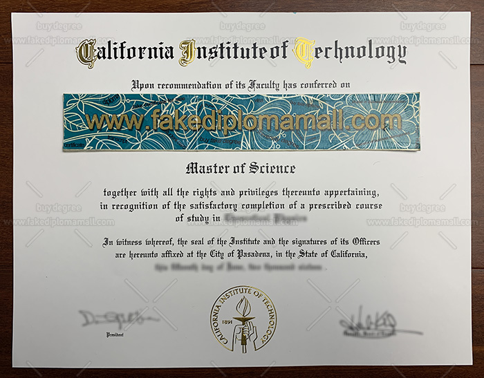 California Institute of Technology Fake Diploma Buy Caltech Fake Diploma, California Institute of Technology Degree Certificate