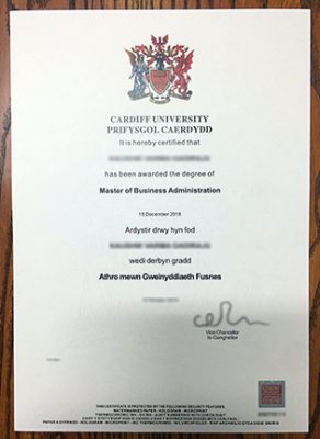 Cardiff University Degree Sample 292x400 Samples