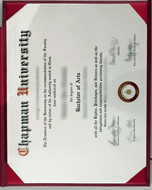 Chapman University Fake Degree Samples