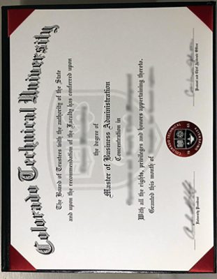 Colorado Technical University Degree Certificate 311x400 Samples