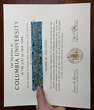 Buy Columbia University Fake Diploma Certificate in The City of New York